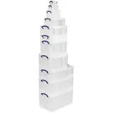 Really Useful Box Aufbewahrungsbox 6C 46 5x8 5x27cm 6l transparent