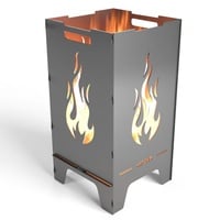 MOCAVI Feuertonne Flamme 73 cm | 3 mm Stahl