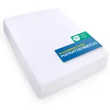 Matratzenbezug 90 x 200 x 20 cm Wasserdichter mit Reißverschluss Oeko-TEX Zer...
