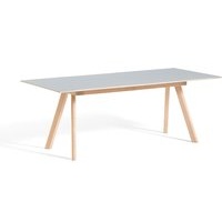 Tisch CPH30 ausziehbar soaped oak - grey linoleum 160 cm L