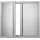 Vevor Grill-Zugangstür 660 x 610 mm Edelstahl Silber
