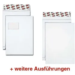 dots Versandtaschen DIN B4 weiß
