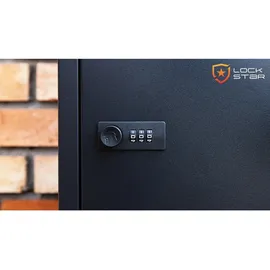 Extralink LockStar Paketbox Schwarz inkl. Zeitungsfach
