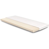Meisterschlaf Latex Topper 90x200 cm (BxL) - Tencel 3D - Mittelweich - Höhe 7 cm - OEKOTEX - RG 65 kg/m3 - Made in Germany