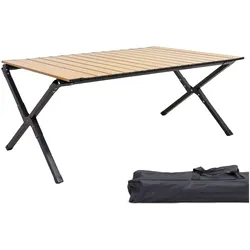 Grafner Campingtisch in Holzoptik inkl. Transporttasche 89x58x43cm