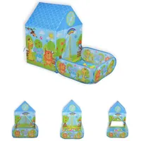 Moni 2 in 1 Spielzelt Zoo 995-5001E,