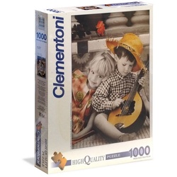 Clementoni® Puzzle Puzzle - Motiv Kim Anderson »Mädchen & Junge« (1000 Teile), 1000 Puzzleteile beige