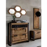 SIT Möbel SIT Spiegel »PANAMA«, BxH: 35 x 35 cm, sechseckig | braun