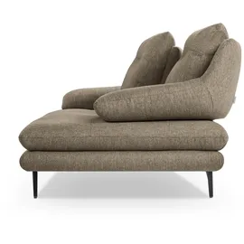 Calia Italia 2,5-Sitzer CALIA ITALIA "Cezanne, elegant und bequem, aufwendige Detailverarbeitung", beige (44 beige), B:195cm H:90cm T:109cm, Sofas, im Strukturbezug, wahlweise mit Sitztiefenverstellung