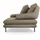 Calia Italia 2,5-Sitzer CALIA ITALIA "Cezanne, elegant und bequem, aufwendige Detailverarbeitung", beige (44 beige), B:195cm H:90cm T:109cm, Sofas, im Strukturbezug, wahlweise mit Sitztiefenverstellung