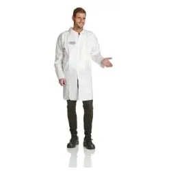 ProSafe Schutzkittel, 2 Taschen, 5 Druckknöpfe, weiß PS2KI-XXL , 1 Stück, Größe XXL, PSA Kategorie 1