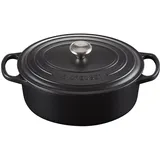 Le Creuset Signature Bräter 29 cm oval schwarz