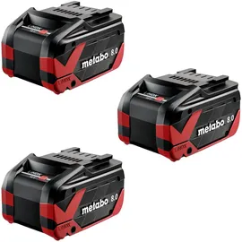 Metabo 3x LiHDX Akkupack 18 V 8,0 Ah