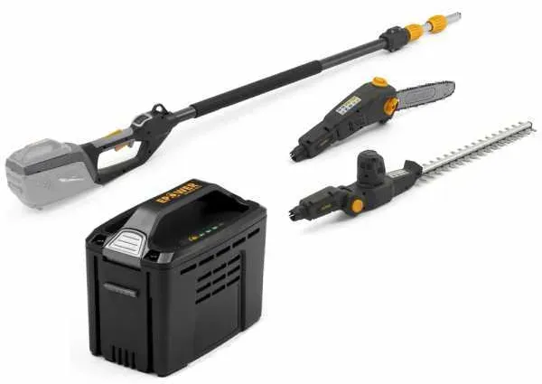 Heckenschere und Astkettensäge mit Teleskopschaft Multifunktion ALPINA AMT48Li kit - 48V 2Ah Akku
