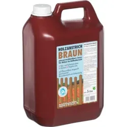 Holzanstrich 5 l, braun Kunststoff-Kanister