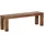 KADIMA DESIGN Sitzbank Landhausstil Braun 140 x 45 x 35 cm