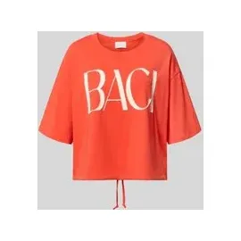 Oui Boxy T-Shirt Rot 42