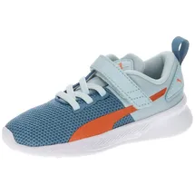Puma Unisex Baby Flyer Runner V Inf Sneaker, Blue Horizon-Frosted Dew-Flame Flicker, 24 EU