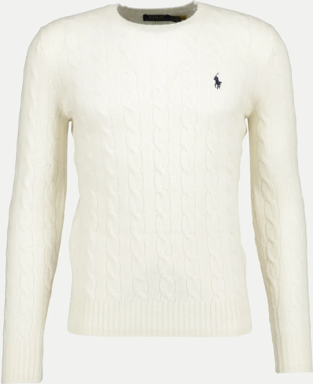 Strickpullover aus Woll-Kaschmir-Mix Beige L