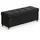 Songmics Sitzbank Truhenbank Schwarz 38 x 110 x 40 cm