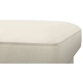 flexlux Pouf »Fiore« Kaltschaum, Füße Alu weiß