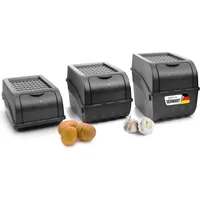 Novaliv Aufbewahrungsbox Set 3,5L + 5L + 9L 3-tlg. anthrazit