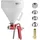 Vevor Lackierpistole 4,5 L mit 3 Düsen (3,5 mm, 6 mm, 8 mm)