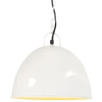 VidaXL Hängelampe Vintage Industriestil 25 W Weiß Rund 31