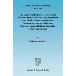 Woedtke, N: Verantwortlichkeit Deutschlands f. Streitkräfte