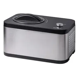 Unold 48826 Eis- & Joghurtbereiter EVA Kompressor Eismaschine 1,5 l 120 W Schwarz,
