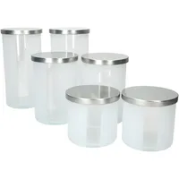 Mambocat Avar rund weiß 1,3 l, 1 l, 600 ml 6-teiliges Set