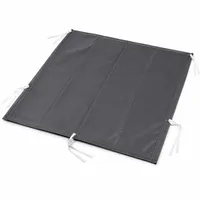 fudajo Kleintierkäfig Abdeckung Freigehege 59 x 88,5 x 0 cm anthrazit