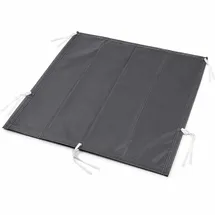 fudajo Kleintierkäfig Abdeckung Freigehege 59 x 88,5 x 0 cm anthrazit