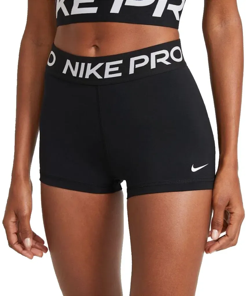 Nike Damen Pro 3" Shorts schwarz