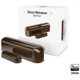 FIBARO Sensor 2 / Z-Wave Plus Türfenster und Temperatursensor,, Dunkelbraun,