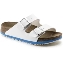 Birkenstock Arizona Super Grip schmal, - Weiß