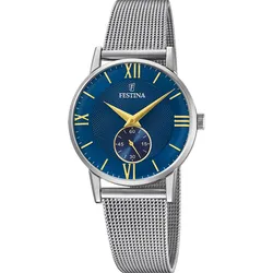 Festina Quarz Damen Retro F20572/3 - blau,silber - 29mm