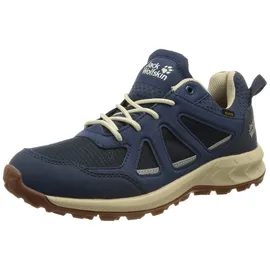 Jack Wolfskin Woodland 2 Texapore Low Damen Dark Blue/Beige 37,5