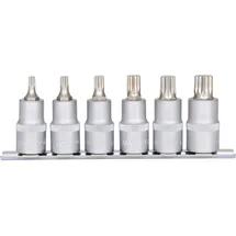 KS Tools 1/2" Bit-Stecknuss-Satz XZN 6-tlg. M5-M14