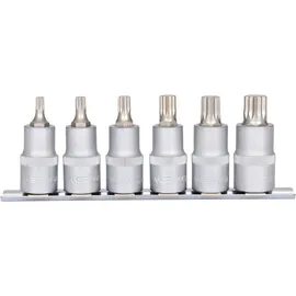 KS Tools 1/2" Bit-Stecknuss-Satz XZN 6-tlg. M5-M14