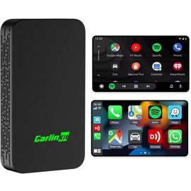 Carlinkit 5.0 2air CarPlay Wireless und Android Auto Wireless Adapter,für Autos mit CarPlay und Android Auto-Funktion(Herstellungsjahr:2017 bis 2024) Unterstützt Sprachassistent,Navigation,Musik