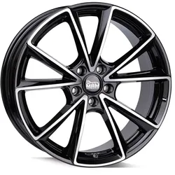 MAM Wheels A5 Black Front Polish 8x19 ET 30 5/112 Alufelge Schwarz