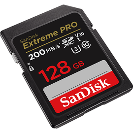 SanDisk Extreme Pro SDHC/SDXC UHS-I U3 R200/W90 200MB/s 128 GB