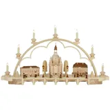 Müller GmbH Schwibbogen Alt Dresden 80 cm beige