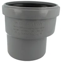AIRFIT Reduzieradapter I/A DN 125/110 Exzentrisch Abwasserrohr