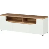 Möbel Kraft Lowboard ¦ weiß ¦ Maße (cm): B: 140 H: 48 T: 40.0