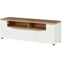 Möbel Kraft Lowboard ¦ weiß ¦ Maße (cm): B: 140 H: 48 T: 40.0