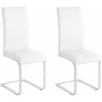 OTTO home Freischwinger Josy Kunstleder weiß 2er Set