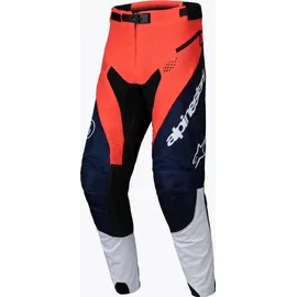 Alpinestars Pro-Dura Textilhose - Dunkelblau/Orange/Weiß / 28