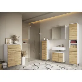 Germania Waschbeckenunterschrank Torrance 60 x 56 cm Weiß